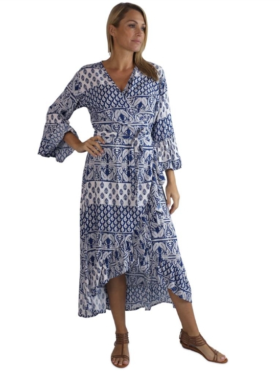 DRIFTWOOD DRESS - Clothing-Dresses : Beach Hut - SUNDRENCHED S18/19